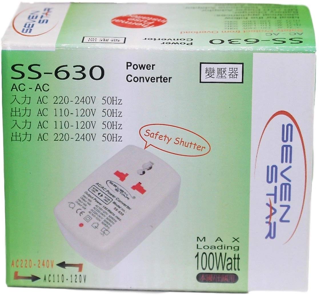 Seven Star SS630 100-Watt Universal Travel Voltage Power Converter - Image 3
