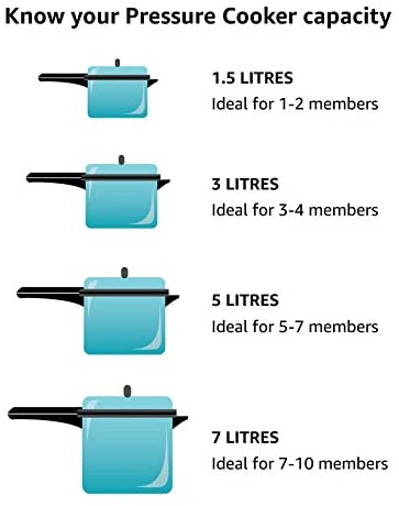 Butterfly Elegant Plus Induction Base Hard Anodised Aluminium Pressure Cooker 5 litres - Image 2