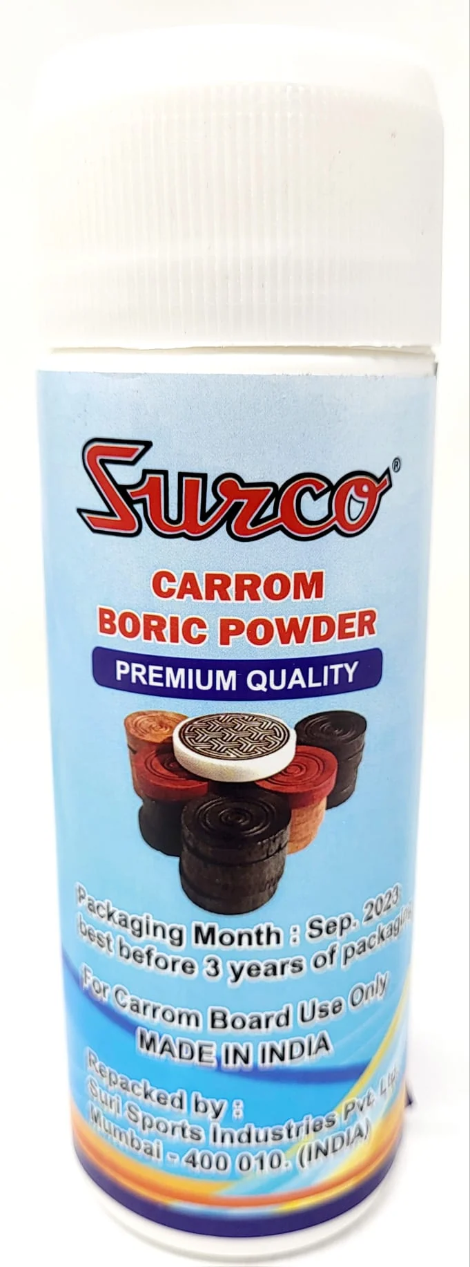 Surco Carrom Board Boric Powder 150 gms. - Image 2