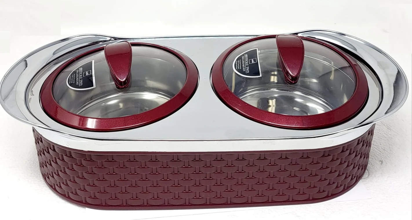 Cello Aristocrat Twin Insulated Hot Pot (1000 + 1000ml) - Image 3