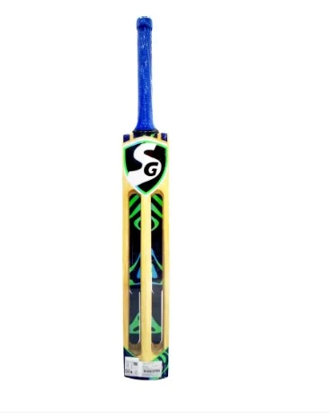 SG T-1400 Kashmir Willow Tennis Ball Cricket Scoop Bat Adult Size - Short Handle (Cover Included) - Image 4