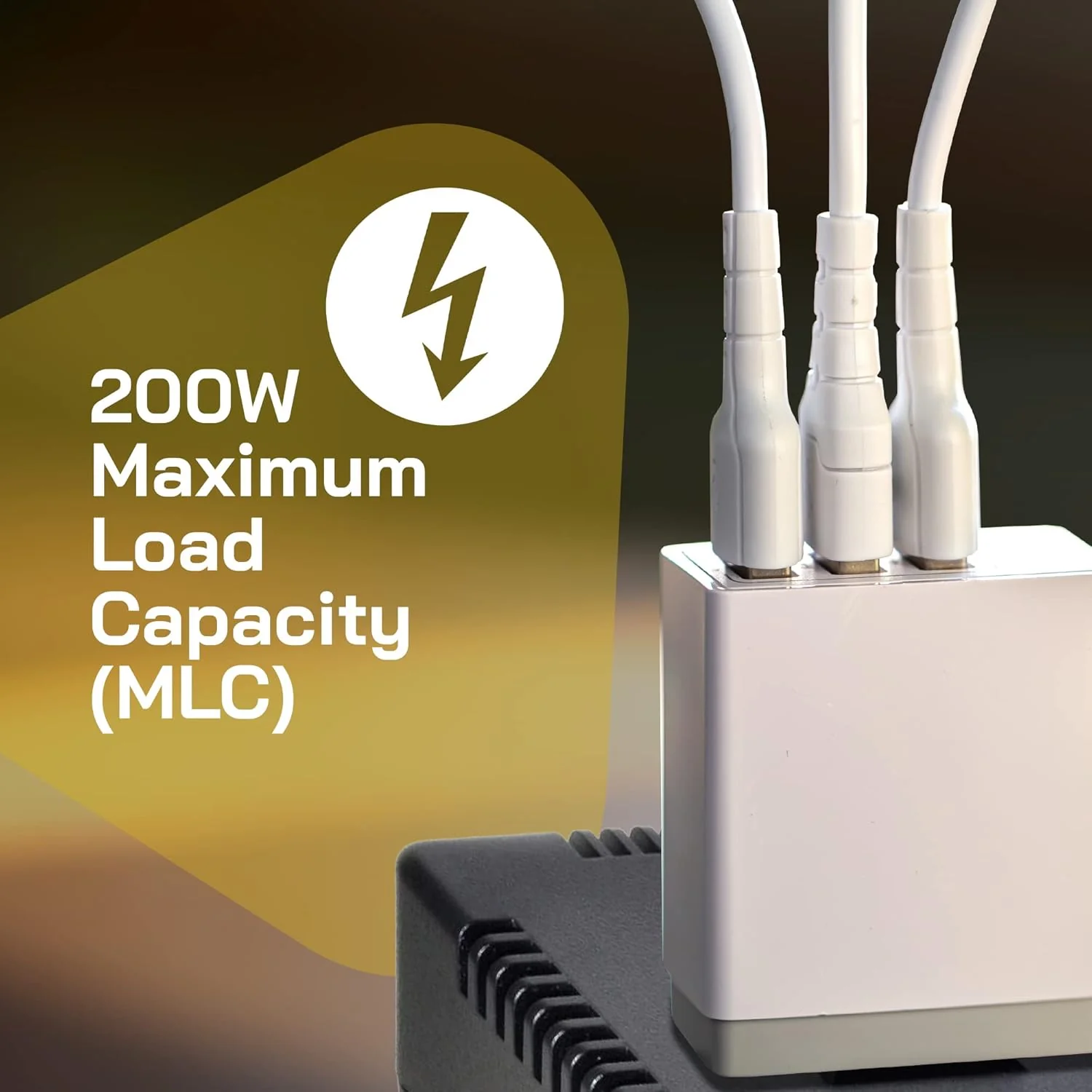 ELC 200 Watt Voltage Converter Transformer Heavy Duty Compact - Step Down - 220/240 to 110/120 Volt - Light Weight - Travel - for Hair Straightener, Toothbrush, TVs, Laptops, Chargers - Image 6