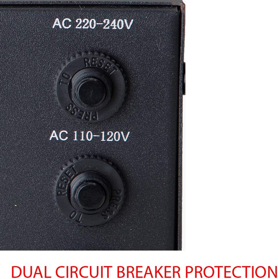 ELC T-5000 Voltage Converter Transformer - Step Up/Down - 110v to 220v / 220v to 110v Power Converter - Circuit Breaker Protection, CE Certified [3-Years Warranty] - Image 3