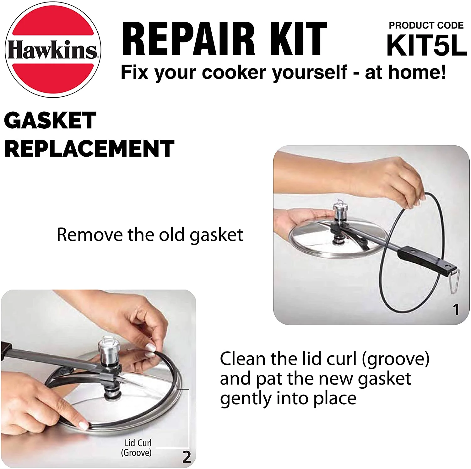 Hawkins Pressure Cooker Repair Kit - KIT5L - Image 5