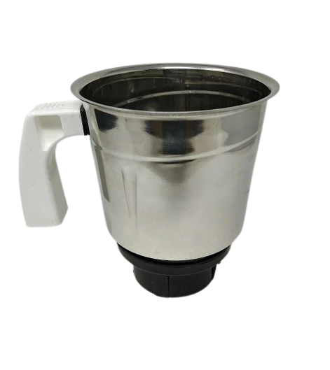 Preethi MGA515 Medium Mixer Jar for Eco Twin, Eco Plus, Nitro, Steele and Blue Leaf, 1-Liter, Silver Without Dome Lid