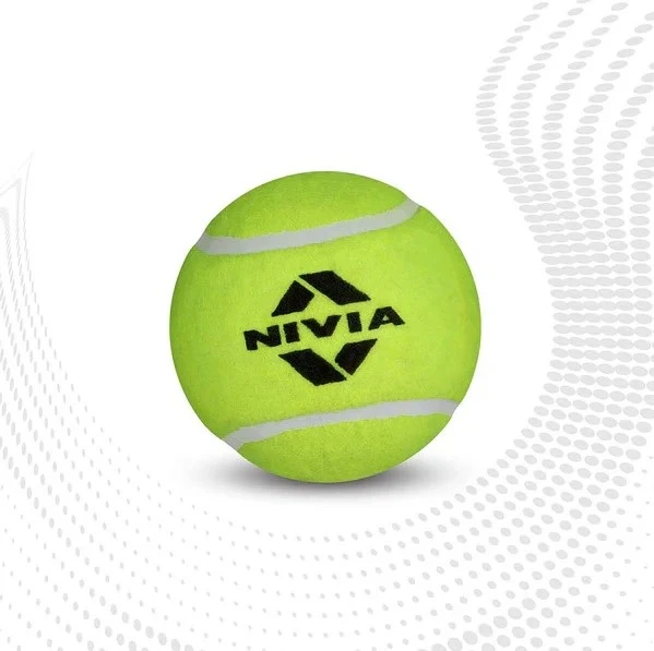 Nivia Heavy Hard Tennis/Cricket Ball - 12 Pack - Image 4