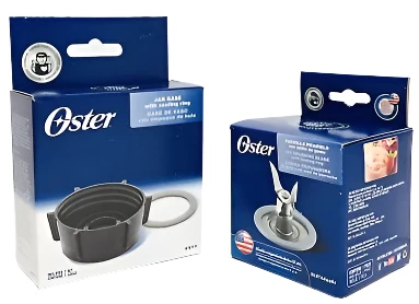 Oster Jar Base and Blade Assembly with Sealing Rings Blender Accessory, Small