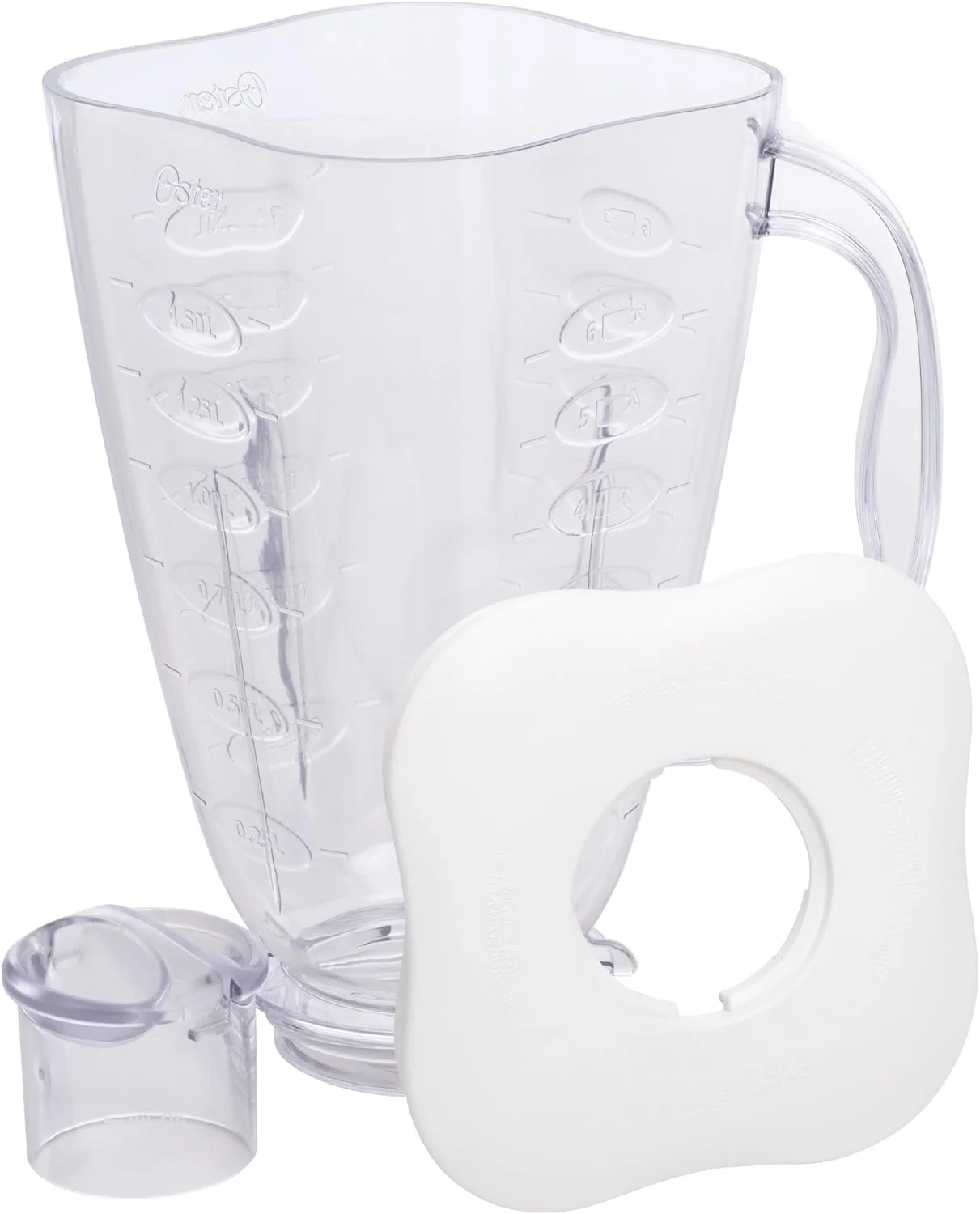 Oster 4917 6-Cup Plastic Square Accessory Jar