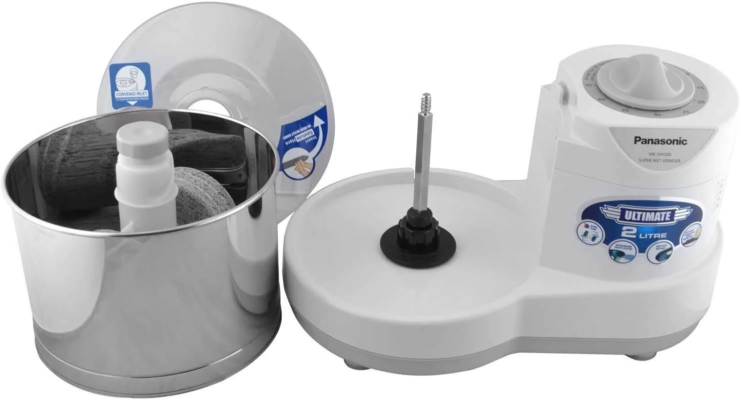 Panasonic Wet Grinder with Automatic Timer | 2-Liter | MK-TSW200 | 110-120 Volts - Open Box Store Pickup Only - Image 5