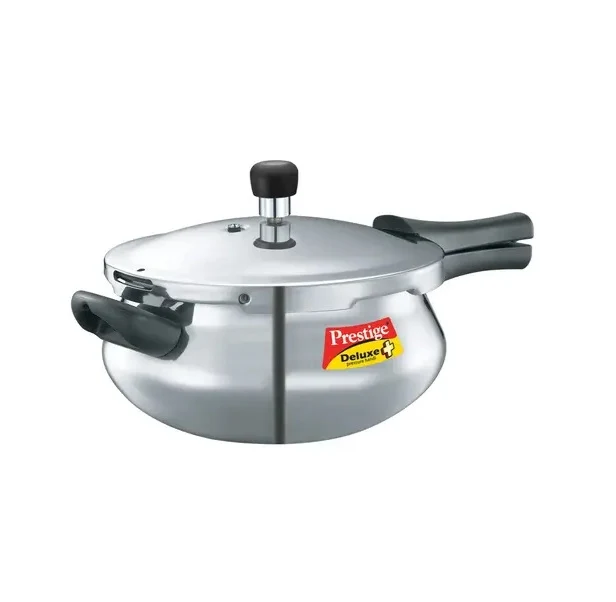 Prestige Deluxe Plus 5 Liter Aluminum Junior Pressure Handi Induction Base