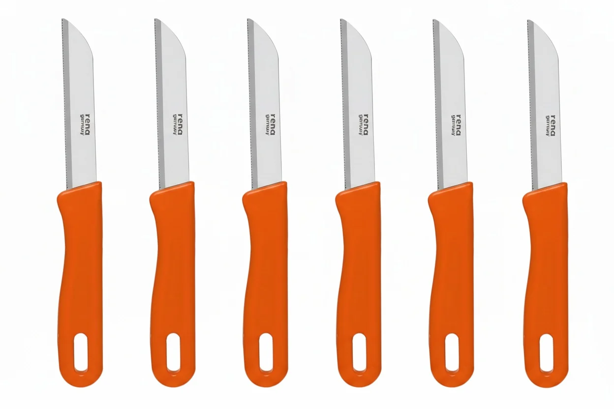 Rena Germany Kitchen Knife 85mm Serrated - Set of 6 - Image 2