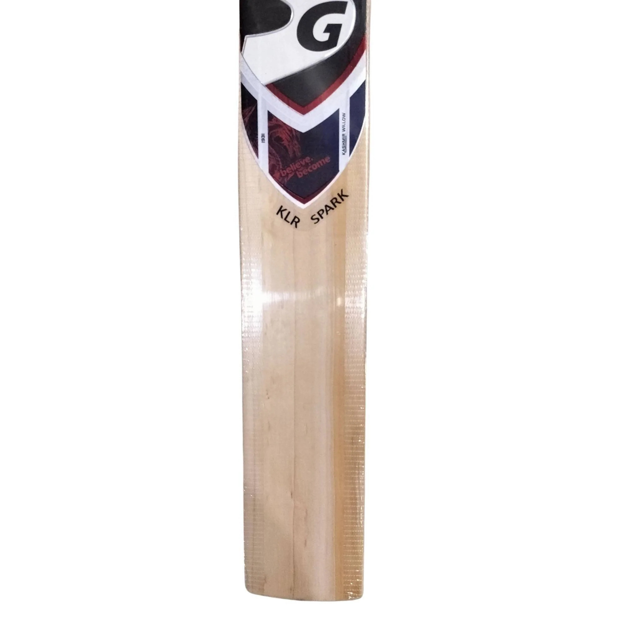 SG KLR Spark Kashmir Willow Leather Ball Cricket Bat Adult Size - Short Handle (Cover Included) - Image 2