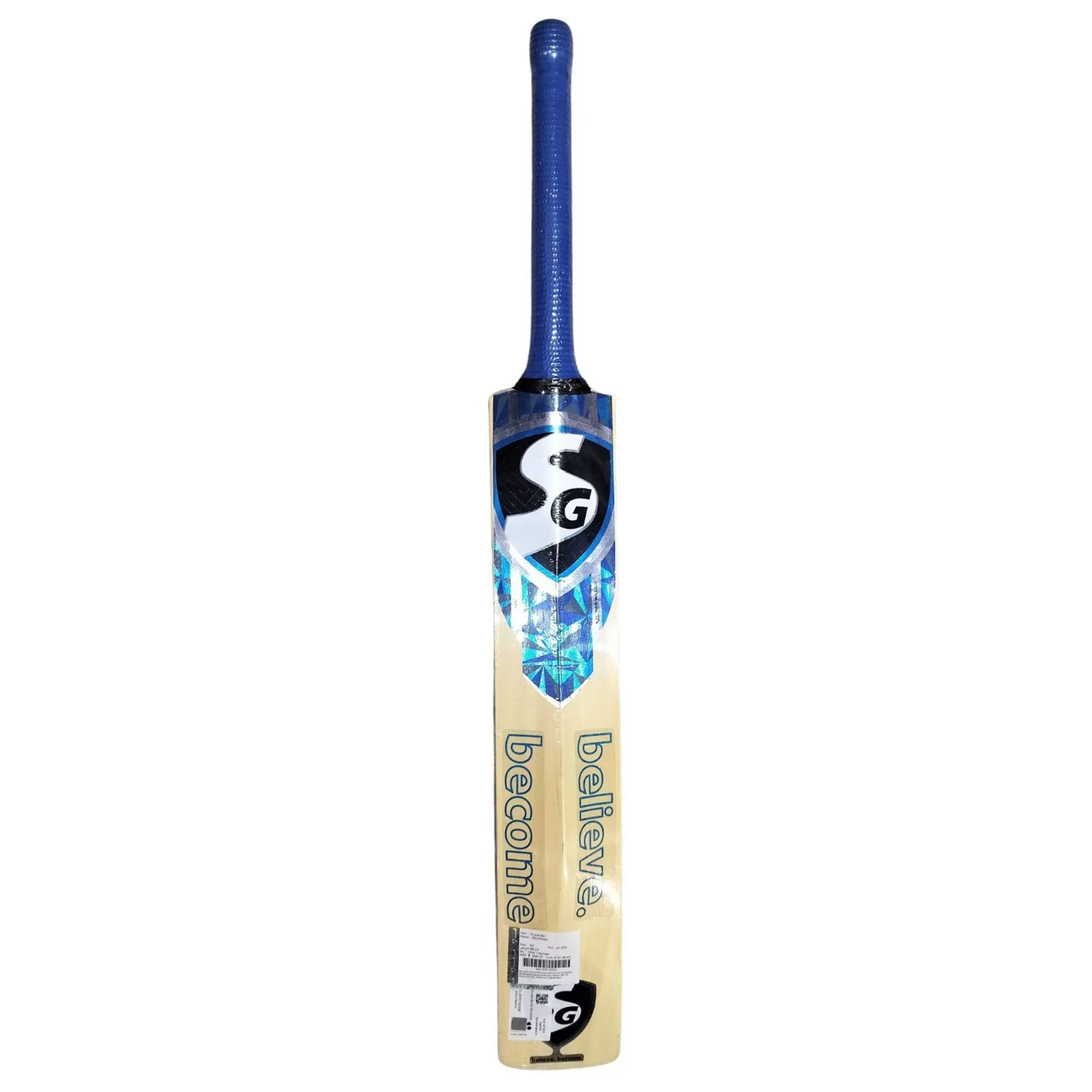 SG RSD Spark Kashmir Willow Leather Ball Cricket Bat Size 6 (Cover Included)