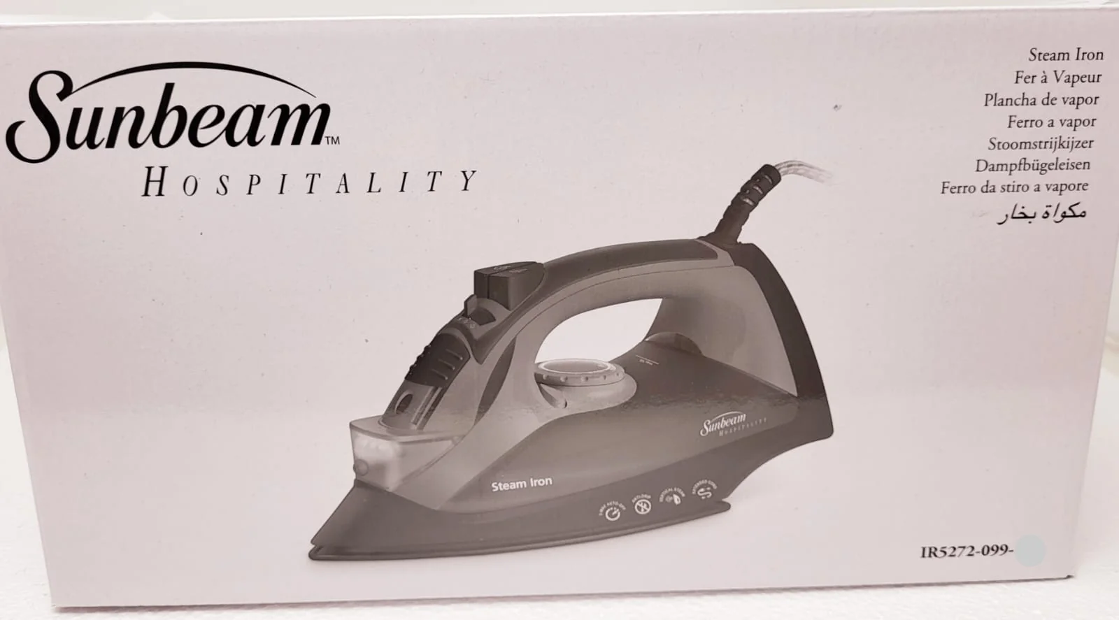 Sunbeam IR5272-099-500 1200 Watt Auto Shut-Off Steam Iron, 220V (Not for USA) - Image 2