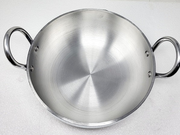 Tabakh Aluminium Kadai With Lid 22cm - Image 2