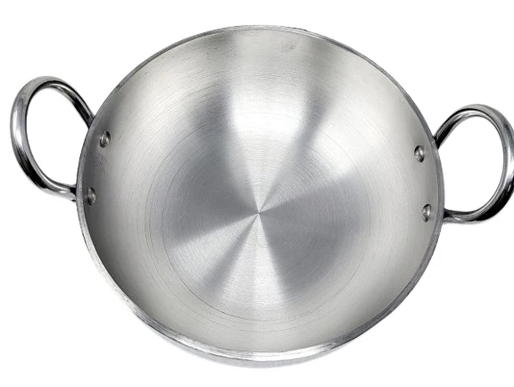 TABAKH Aluminum Kadai with Lid, 24cm - Image 2