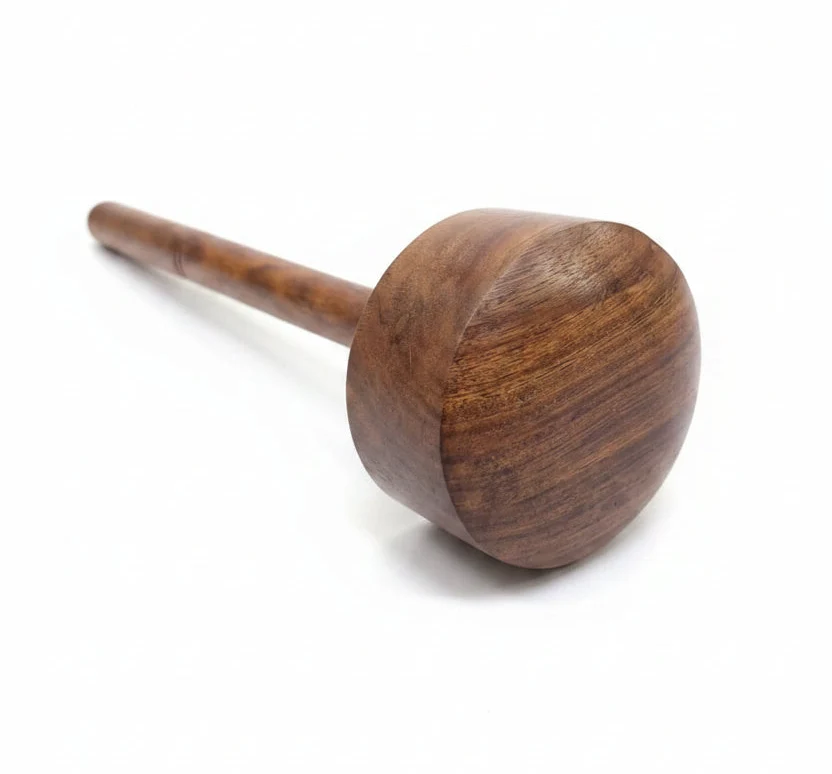 TABAKH Handmade High Quality Wooden Kutni Masher Lassie, Durable And Sturdy Dal Ghotni - Image 2