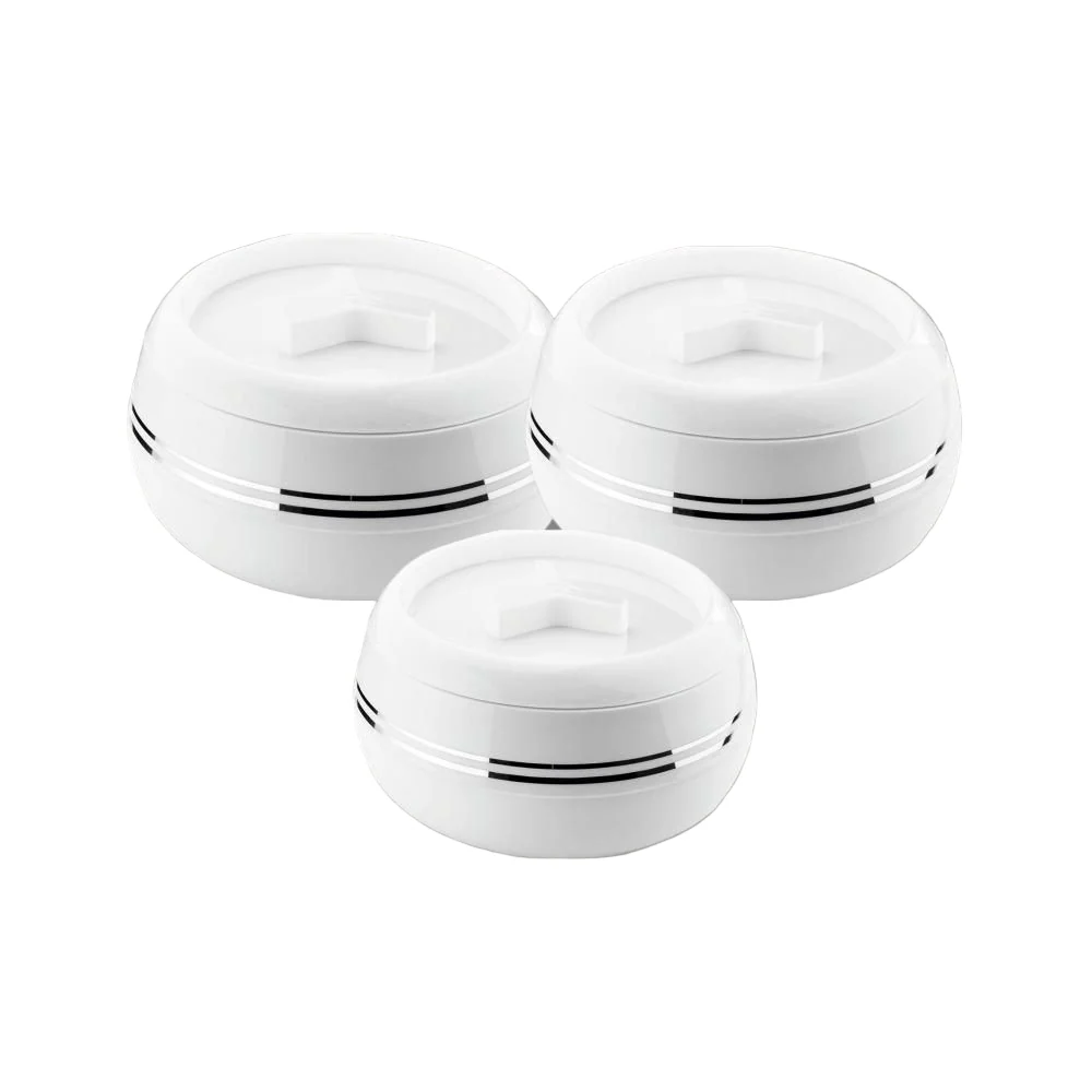 TABAKH Palazio Mega Set of 3 Hot-Pot Casseroles (2500ml,3200ml,5500ml)