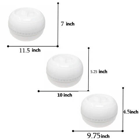 TABAKH Palazio Shine Mega Casserole Hot-Pot Set of 3 (2500ml,3200ml,5500ml) - Image 5