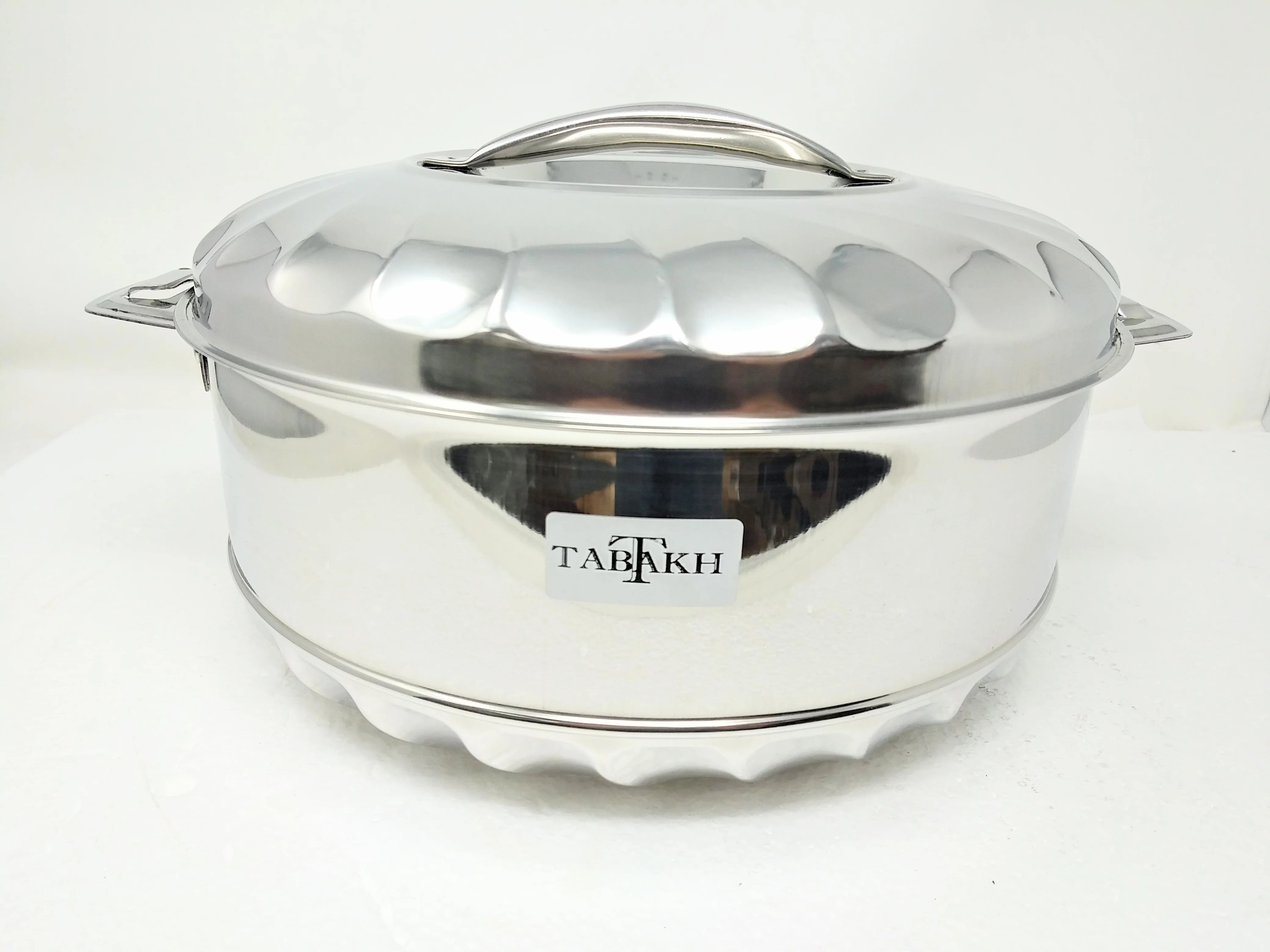 Tabakh Stainless Steel 25000ML Hotpot Casserole Bowl - Store Pickup Only - Image 2