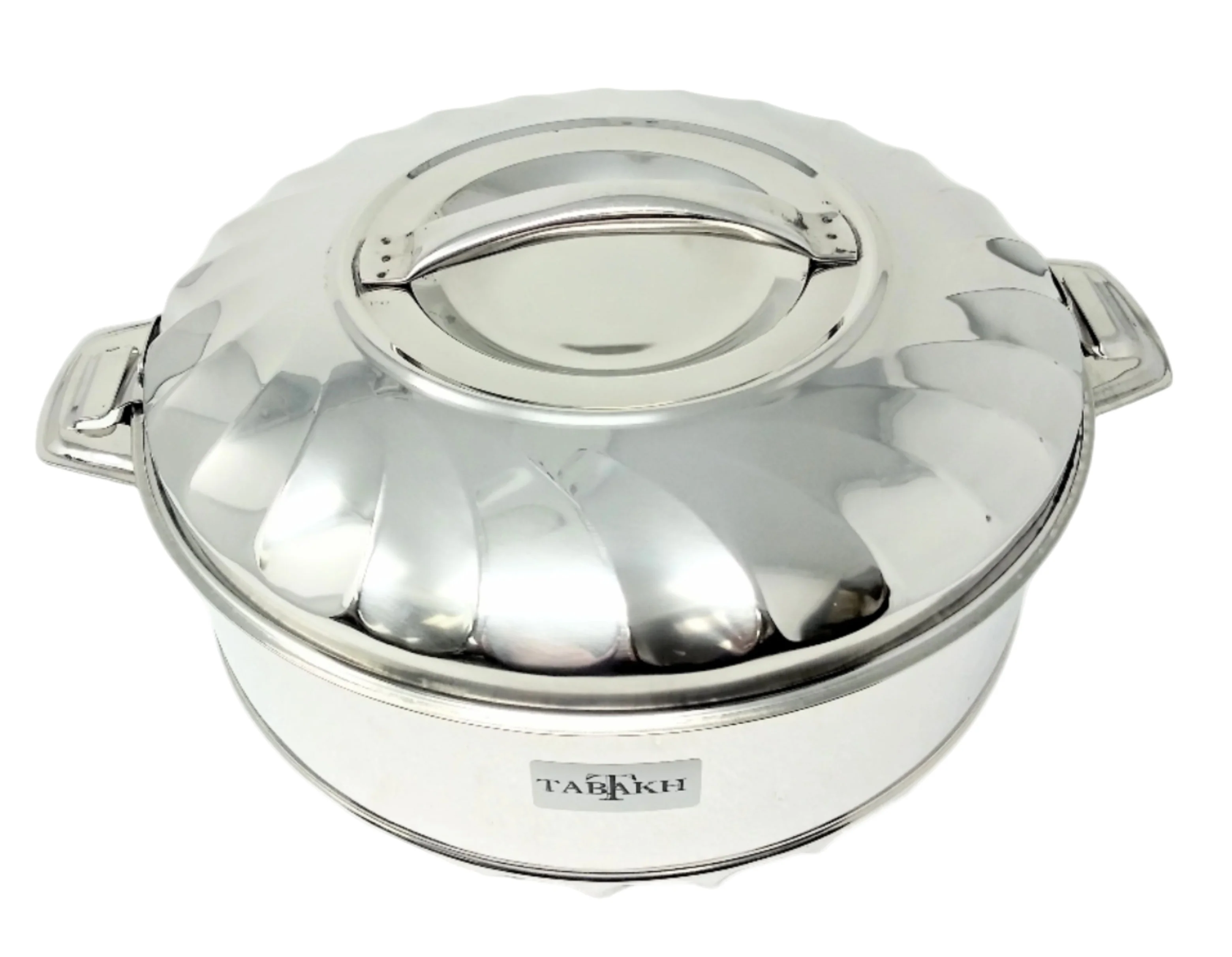 TABAKH Stainless Steel 3500ML Hotpot Casserole Bowl