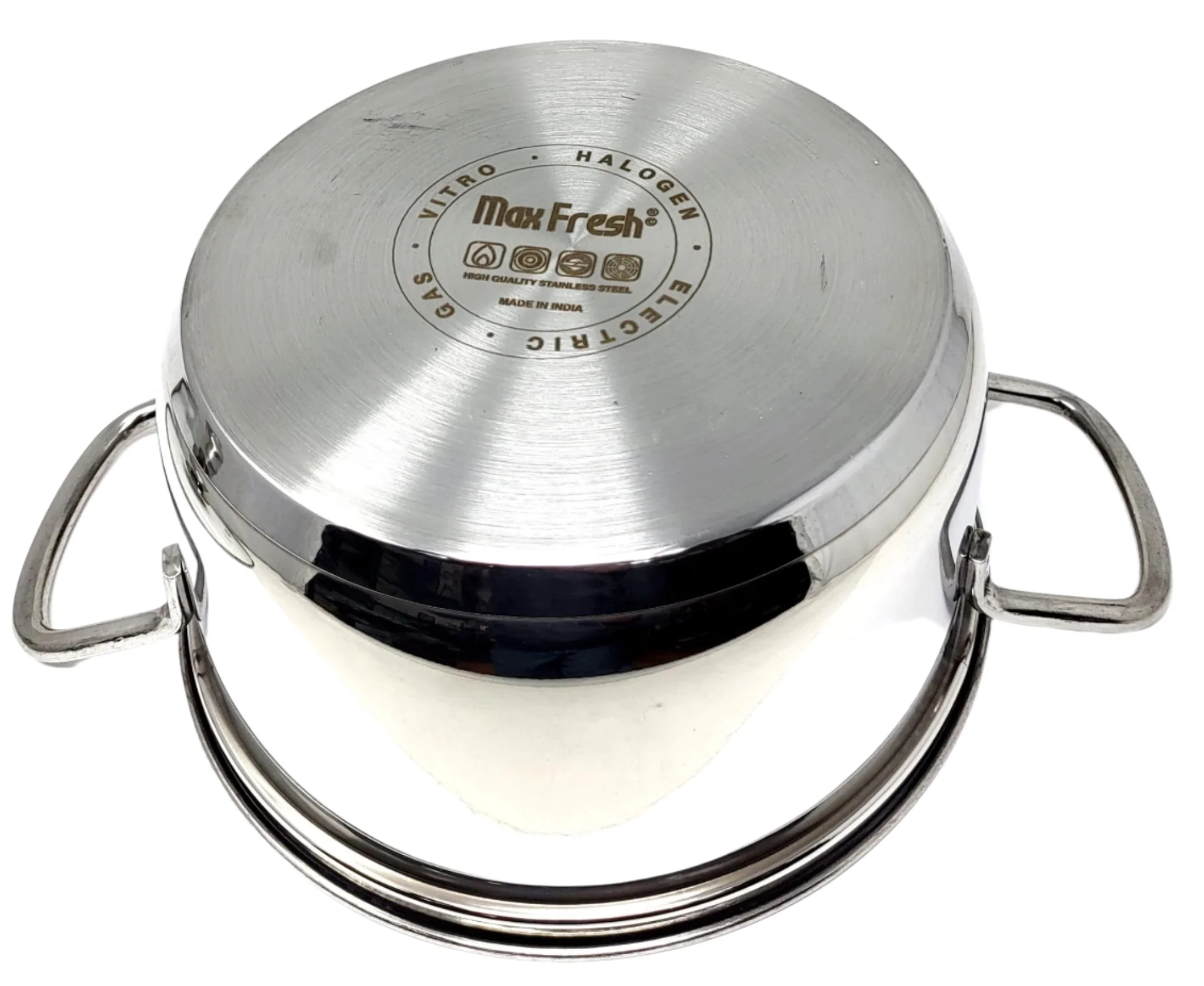 Tabakh Stainless Steel Casserole With Glass Lid 16cm - Image 3