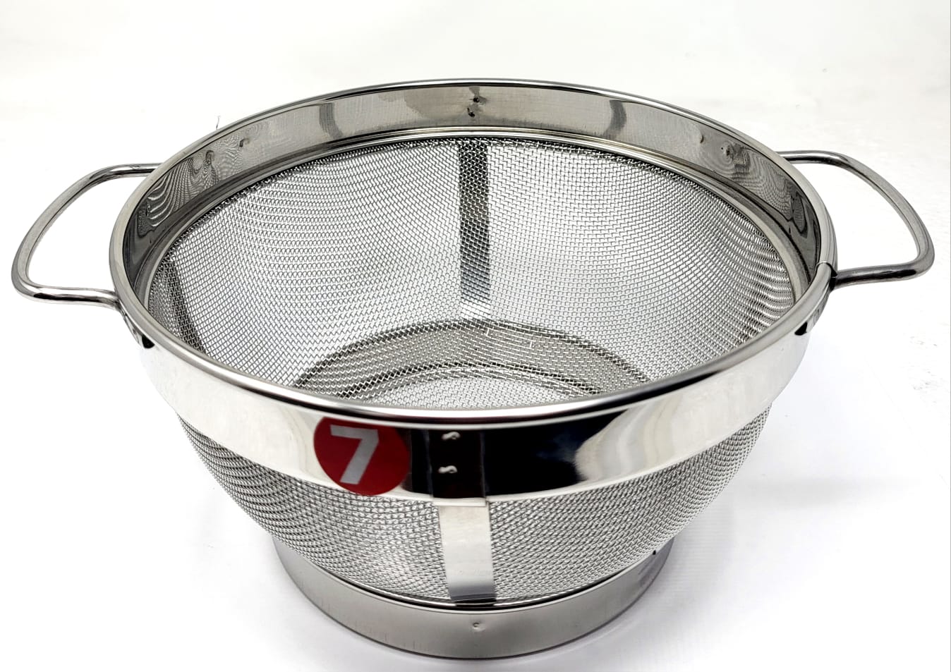 TABAKH Stainless Steel Multipurpose Fruit & Vegetable Basket (7 Inch Diameter)