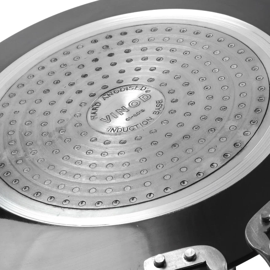 Vinod Black Pearl Hard Anodised 10.5" Induction Friendly Tawa - Image 2
