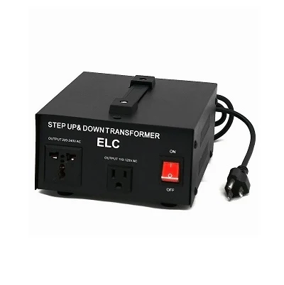 ELC T-1000 Voltage Converter Transformer - Step Up/Down - 110v to 220v / 220v to 110v Power Converter - Circuit Breaker Protection, CE Certified [3-Years Warranty] - Image 3